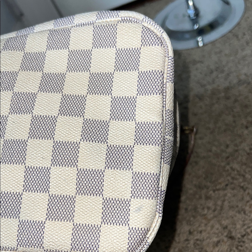 3346 Designer Checkered Tote Bag - Brown and Cream - Picture 12 of 13